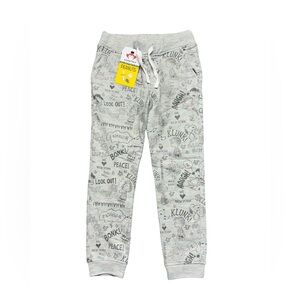 Appaman Peanuts Jogger Sparkle Cloud Girls Size 6 NWT NYC Comic Rainbow Cartoon